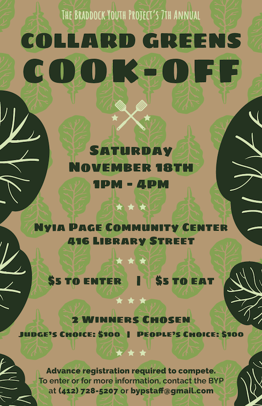 BYP Collard Greens Cook-Off Flyer